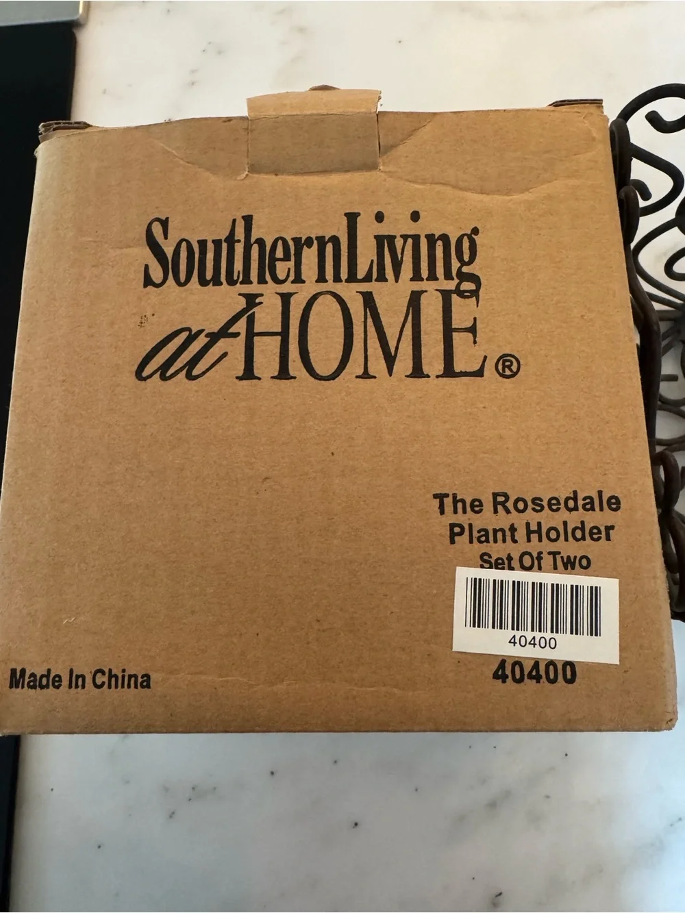 Southern Living Black Scrollwork Metal Nesting Holders